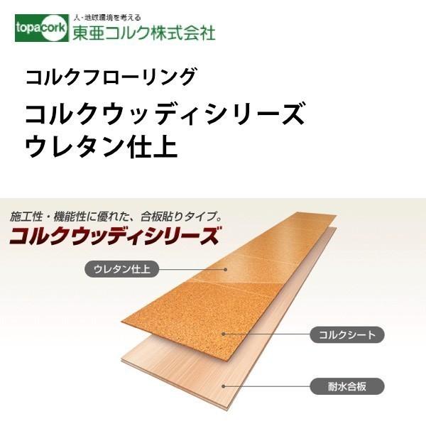 東亜コルク トッパーコルク コルクウッディフローリング ウレタン仕上 