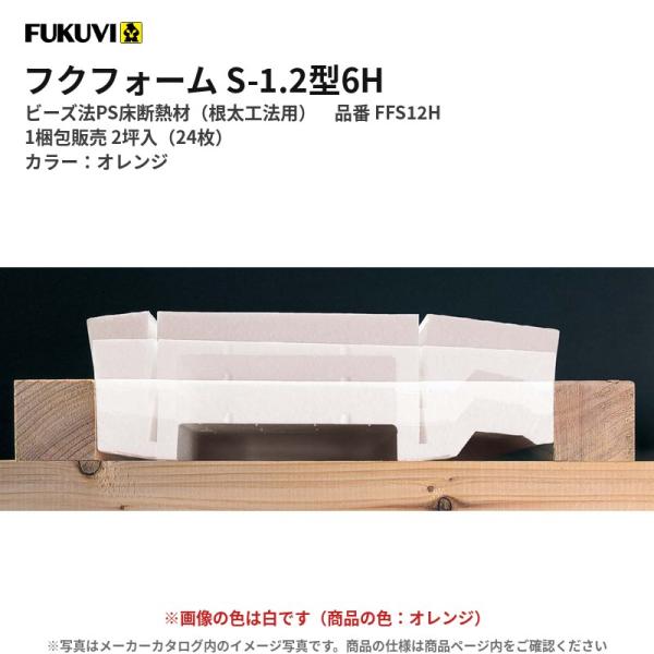 フクビ 根太工法用床下断熱材 フクフォーム S-1.2型6H 納まり258 