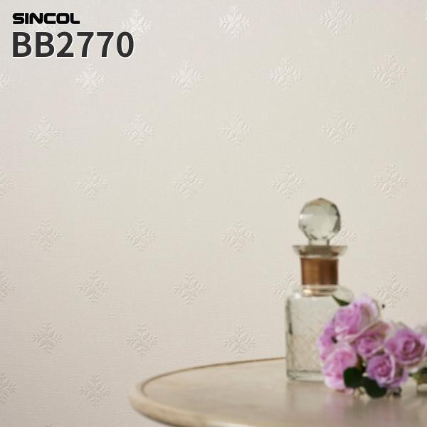 ビッグエース BB2770 壁紙 雪柄 結晶柄 ラメ ホワイト系