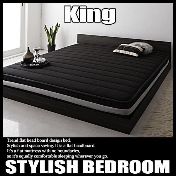 ベッド キングサイズ マットレス付き マットレス付き ローベッド キングサイズ ベッド スタンダードポケットマットレス付き Cp ビバマリアヤフー店