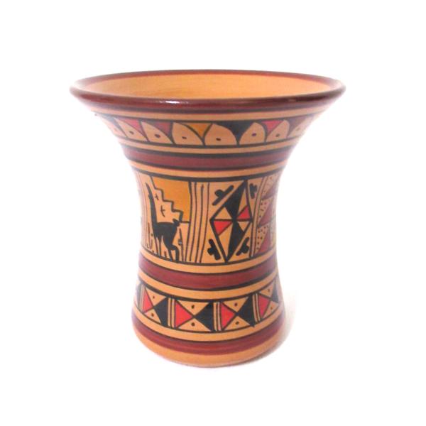 伝】古代土器　南米　古代ペルー　 古代インカ　幾何学文様　陶質土器　壺　甕 伝】古代土器 南米 古代ペルー 古代インカ 幾何学文様 陶質土器 壺 甕