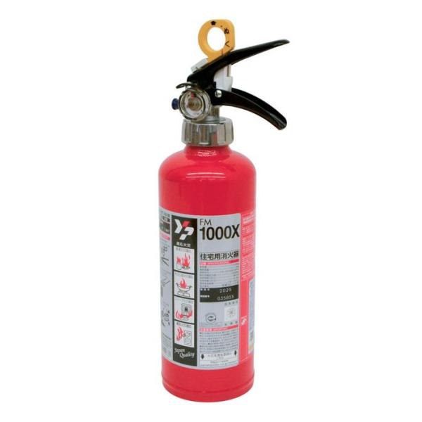 他サイト： 住宅用消火器  ＡＢＣ粉末消火器３型ＦＭ１０００Ｘ 3型 赤 ビバホームの商品画像