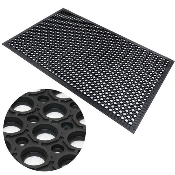 ■素材再生ゴム■原産国中国■採寸91×152cm:商品サイズ 約幅1,520×奥行910×高さ12mm、重量約7,500g