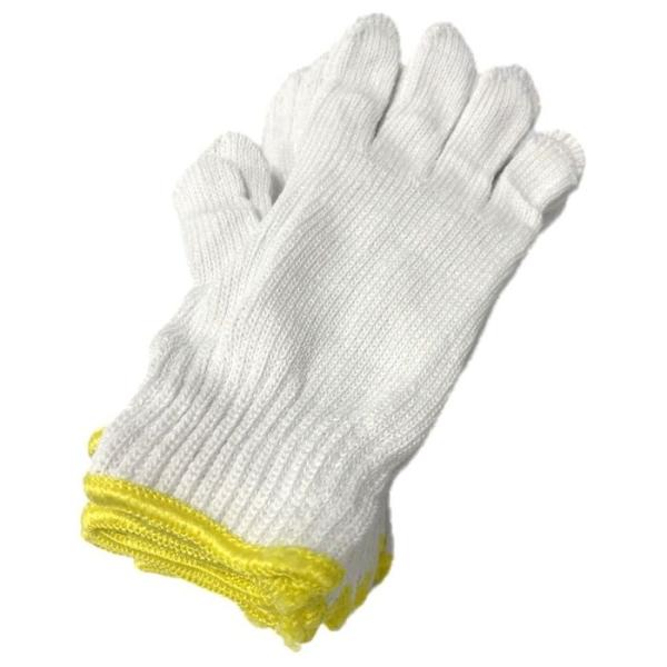 WIZA ウィザ  日本一軍手２．５本編み１０双組 普通 ホワイト ビバホーム