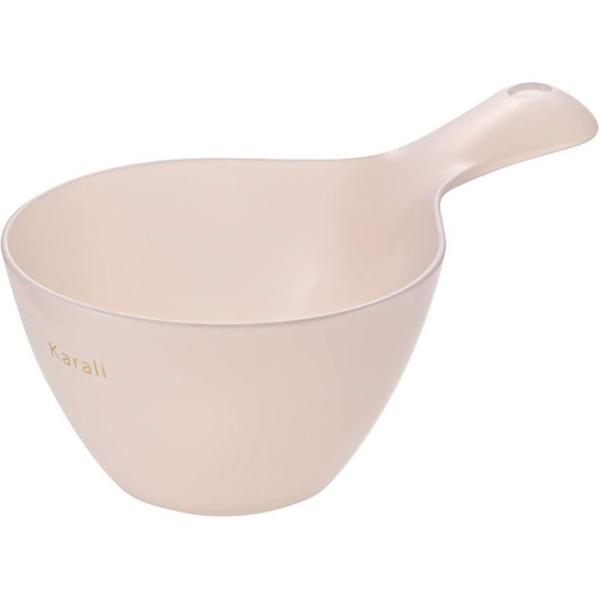 他サイト： ハンディボウル　カラリ　ミルキーピンク  生活 掃除 浴用用品 風呂イス 桶 ビバホームの商品画像