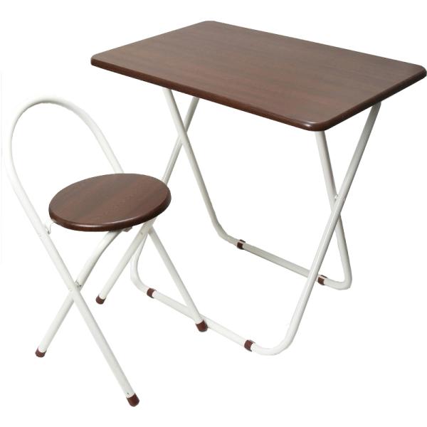 仕様原産国: 中国デスクサイズ: (約)幅750×奥行510×高さ710ｍｍチェアーサイズ: (約)幅360×奥行395×高さ675ｍｍ（座面高470ｍｍ）素材: フレーム/金属（鋼）・粉体塗装、甲板の表面材/塩化ビニル樹脂化粧繊維板、脚キ...