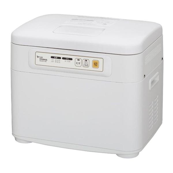 ■採寸2升用:消費電力（ヒーター）795W（50Hz／60Hz）、消費電力（モーター）270W（50Hz）、340W（60Hz）、容量（もち）1.8〜3.6L（1〜2升）、蒸し時間30〜40分、つき時間8〜10分