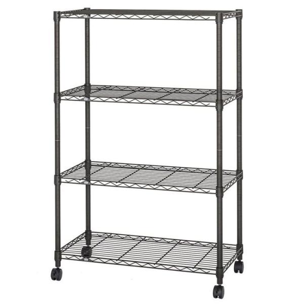 ■素材シェルフ（棚）・ポール：スチール（ニッケルメッキ）、スリーブ：ABS樹脂■原産国ー■採寸80cm幅:サイズ 約幅81×奥41×高125．5ｃｍ、シェルフ内寸約 幅73．5×奥行33．5ｃｍ、ポール径25mm