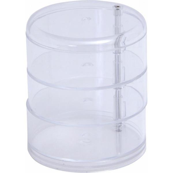 仕様●重量: (約)275g●商品サイズ(mm): 幅116×奥行116×高さ136特長●ばらつきがちなコスメをきれいに収納JANコード●4953980143846※品質向上のため予告なく仕様を変更する場合がございます。パッケージのリニュー...