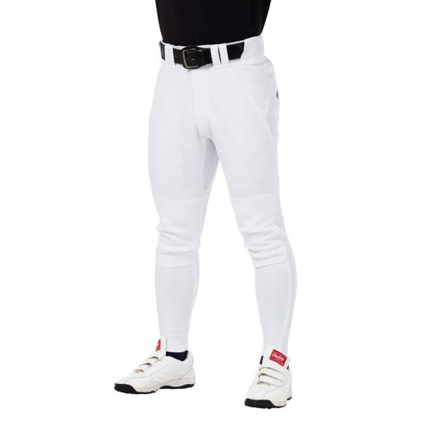 ローリングス Rawlings 4D8+PLUS ウルトラハイパーストレッチパンツ ロングフィット 練習パンツ ホワイト 24SS APP14S04LF