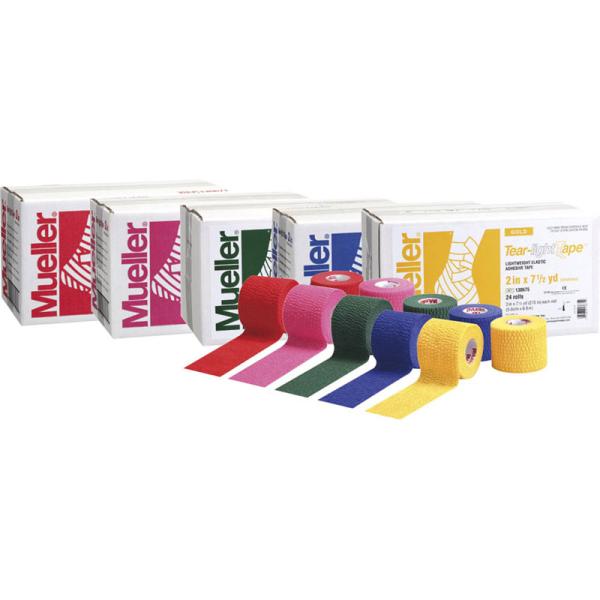 【ロット販売：入り数24】 MUELLER(ミューラー) ティアライトテープ 50MM レッド ボディーケア テーピング (130681) MUELLER（ミューラー） 【ロット販売：入り数24】 ティアライトテープ