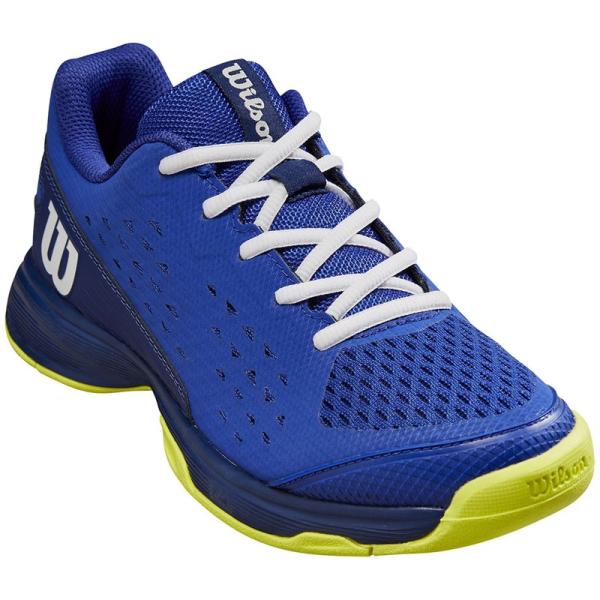 wilson(ウイルソン) RUSH PRO JR L BLU/BLUEPR テニスシューズ (wrs331860u) Wilson（ウイルソン） RUSH PRO JR L BLU/BLUEPR テニスシューズ