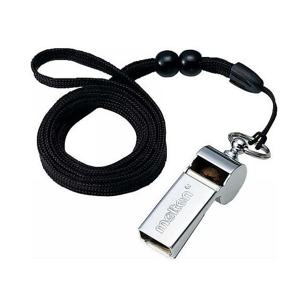 レフリー用ホイッスル１、滑らかで澄んだ音色より滑らかな音色を実現するために、真球度の高いポルトガル製天然コルクＡ級品を採用しております。２、手首に固定しやすいロープロープに調整リングが２つ付いているので、手首に固定する際、好みの長さで固定で...