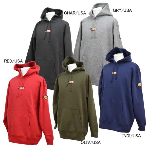 ウイルソン【XL】WB6064004 プルオーバーフーディー裏起毛 チャコール