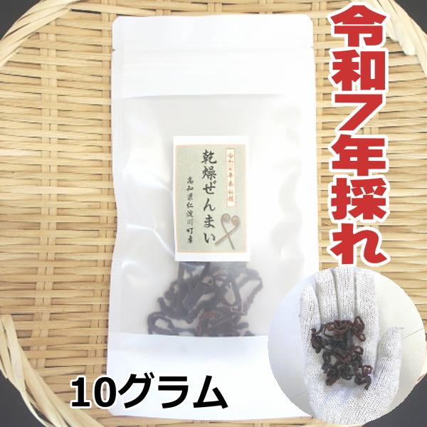 ふるさと割】 高知県仁淀川町産 乾燥ぜんまい 150g 2023年採れ