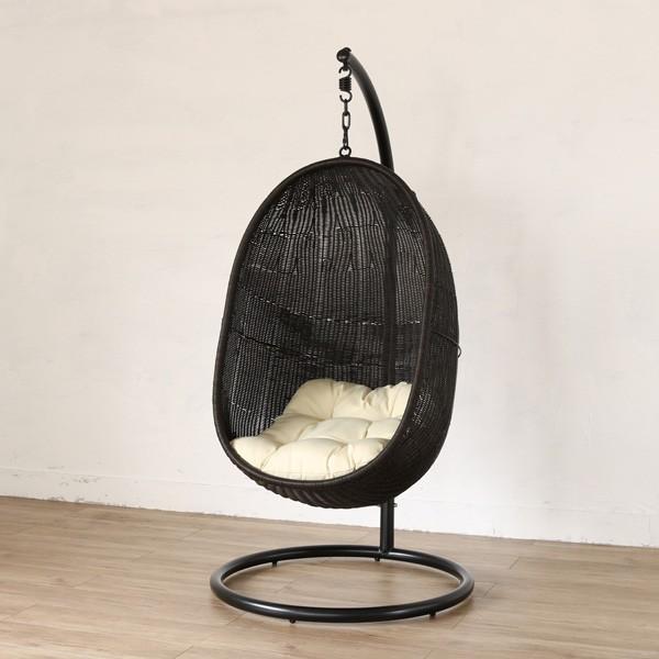 ■カゴ外寸：幅66×奥行53×高さ109 cm■フレーム：幅79×奥行79×高さ158 cm■材質／カゴ：アルミフレーム、ポリエチレンフレーム：スチールクッション：撥水ポリエステル※製品をより安全にご使用いただくために、耐荷重は「70kg」...