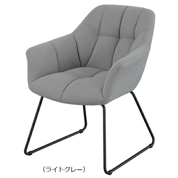あずま工芸 TDC9955 ダイニングチェア ライトグレー色 幅65 高さ78.5
