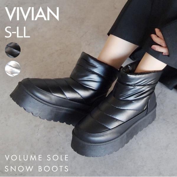 VIVIAN（ヴィヴィアン） 爆買 スノーブーツ レディース 厚底 防寒