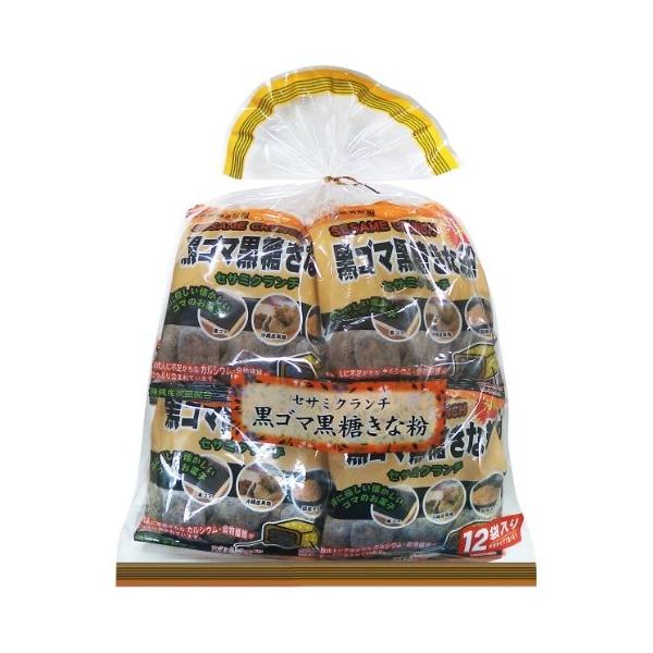 沖縄パイオニアフーズ 黒ゴマ黒糖きな粉セサミクランチ 240g 
