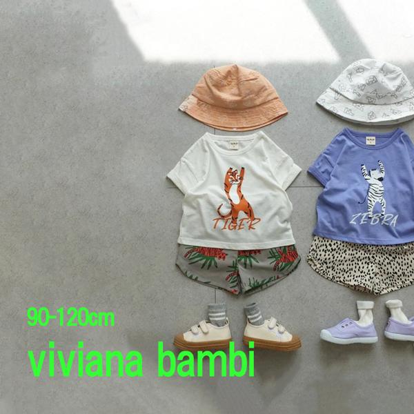 子供服 アニマルTシャツ 上下セットアップ 柄パンツ 夏服 韓国子供服