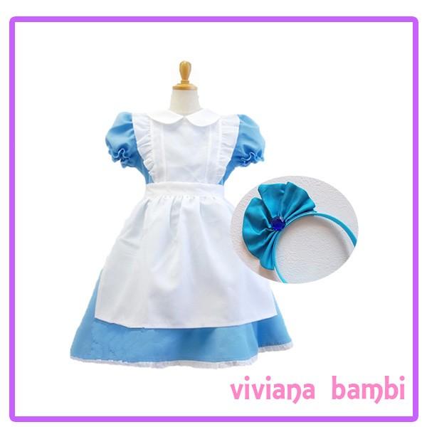 子供用 ハロウィン 仮装 コスプレ 女の子 ドレス 可愛い アリス風 100 110 130 Tio 1908 19 Viviana Bambi 通販 Yahoo ショッピング