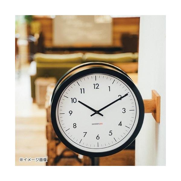 インターフォルム マッカ―ティ CL-3276BK ダブルフェイスクロック INTERFORM（インターフォルム） CL-3276 BK MCCARTY WALL CLOCK BKACK