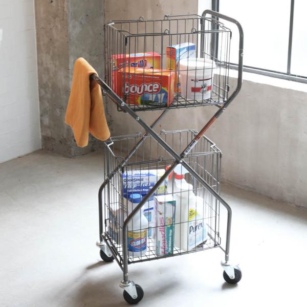   H20-0143RW LAUNDRY TROLLEY RAW h[ g[[ [  LX^[  Ⴂ DULTON _g