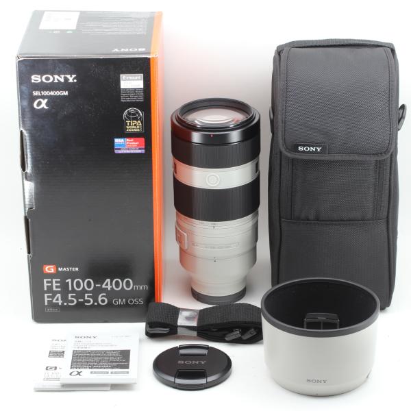 未使用級　SONY Gマスターレンズ　ＦＥ　ＳＥＬ100400GM vividus_jm121-02611