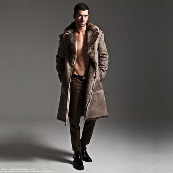 メンズファーコート 良質毛皮コート 裏ボア ファー襟 毛皮襟 アウター 厚手 防寒 アメカジ ファッション Buyee Buyee Japanese Proxy Service Buy From Japan Bot Online