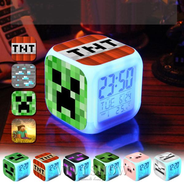 マイクラ風 目ざまし時計 目覚まし時計 大音量 デジタル クロック アラーム 多色ムード  グッズ 目覚まし ライト     ポイント利用ブランド名：VIVISHOW商標登録番号：第５９１０５４０号■素材：PVC■カラー：NO1-NO20■...