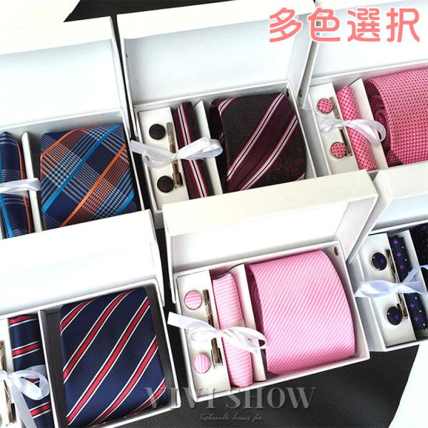 ネクタイセット メンズ ネクタイ ポケットチーフ ネクタイピン カフスボタン セット チェック柄 ドット柄 プレゼント きれいめ おしゃれ   ポイント利用ブランド名：VIVISHOW商標登録番号：第５９１０５４０号■素材：ポリエステルなど...