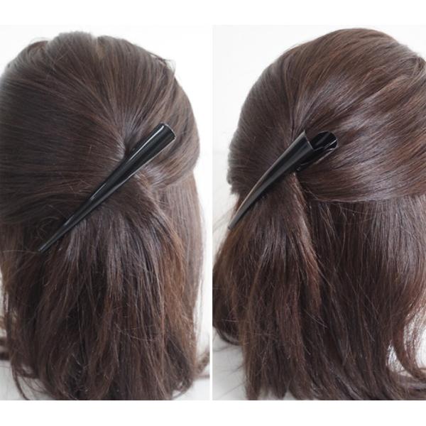 ヘアクリップ コンコルド クリップ 大 プレーン ブラック 黒 金属メタル ビーク くちばし ワニクリップ ダッカール Buyee Buyee Japanese Proxy Service Buy From Japan Bot Online