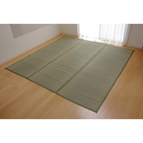 い草 上敷き/ラグマット 〔江戸間3畳 約176×261cm〕 長方形 日本製 ウレタン 抗菌 防臭 消臭 調湿 空気清浄爆買