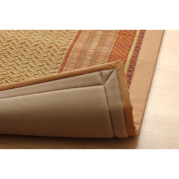 日本製い草 玄関マット/フロアマット 〔ネイビー 約60×120cm〕 長方形 日本製 防滑 抗菌 防臭 消臭 調湿 空気清浄〔入口 リビング〕爆買
