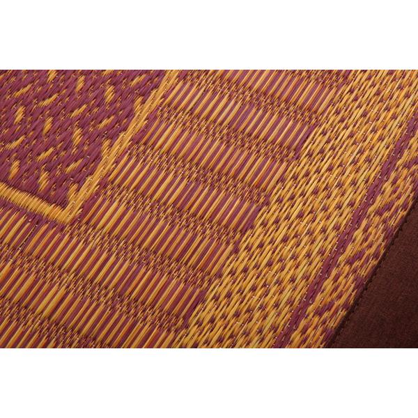 日本製い草 玄関マット/フロアマット 〔ネイビー 約60×120cm〕 長方形 日本製 防滑 抗菌 防臭 消臭 調湿 空気清浄〔入口 リビング〕爆買
