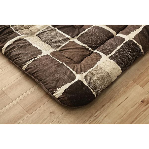 モダン こたつ布団/寝具 〔大 掛け単品 マルチ 約205×285cm〕 長方形 洗える 軽量 東レ マッシュロン綿 〔リビング〕爆買