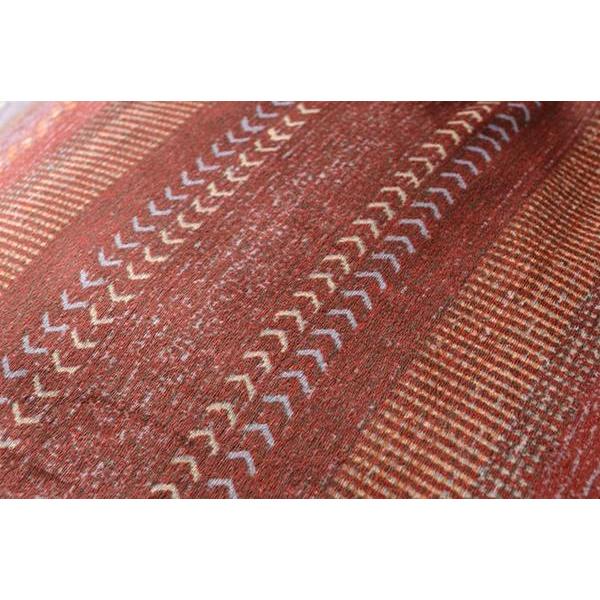 ギャッベ柄 こたつ布団カバー/上掛け 〔長方形 大型 グリーン 約210×320cm〕 洗える マイクロファイバー 〔こたつ布団別売〕爆買
