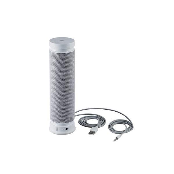 【商品名】 エレコム サウンドバー風スピーカー behav 有線 Bluetooth両対応 ホワイト SP-PCBS01UWH 【ジャンル・特徴】 有線・Bluetooth（R）両対応で、縦横どちらでも置ける。 使用シーンや接続機器に問わず...