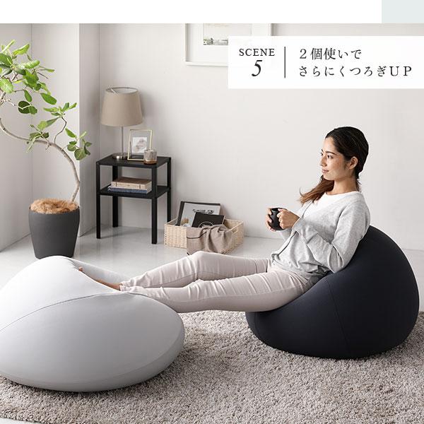 ビーズクッション ベージュ サークル型 洗えるカバー 軽量 日本製 スツール オットマン Ingram イングラム 業務用 まとめ買い ポイント消化 日用品