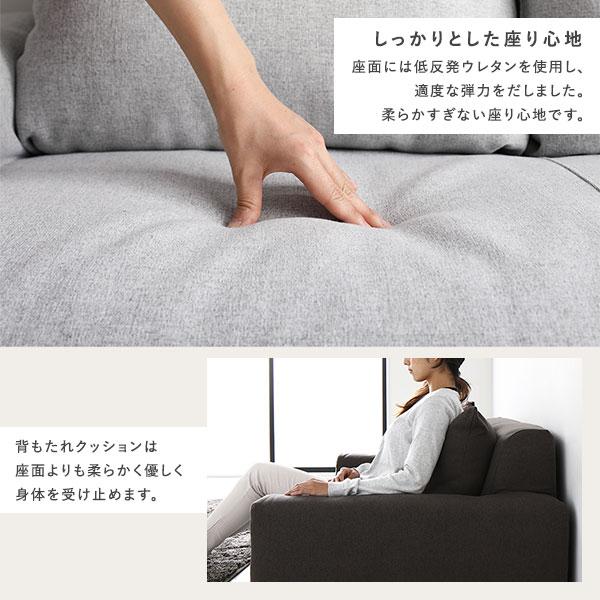 フロアソファ ローソファ 幅135cm グレー 日本製 肘付き オールウレタン 低反発 ロータイプ こたつ ソファ リビング 業務用 まとめ買い ポイント消化 日用品