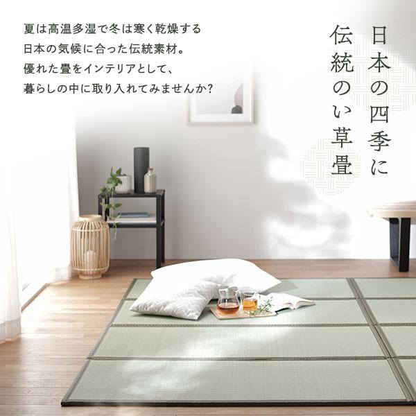 畳マット セミダブル 約120×200×1.1cm い草 100％ 双目織 緑 折りたたみ 軽量 コンパクト 4つ折り 畳マットレス リビング爆買