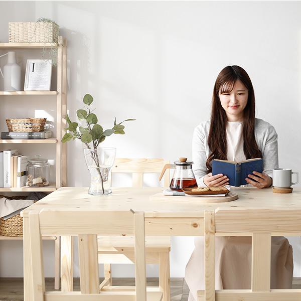 ダイニング チェア 2脚セット ホワイト 木製 天然木 パイン材 コンパクト ダイニング家具 組立品 業務用 まとめ買い ポイント消化 日用品
