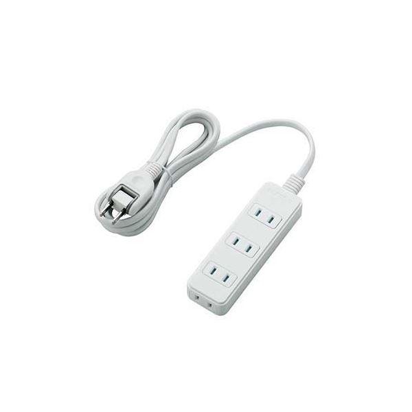 【商品名】 エレコム 電源タップ 4個口 2m T-ST02-22420WH