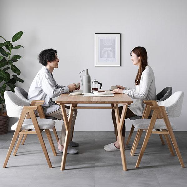 ダイニングチェア パーソナルチェア 約幅50cm 1脚 単品 アッシュグレー 天然木 リビング ダイニング インテリア家具 組立品 業務用 まとめ買い ポイント消化