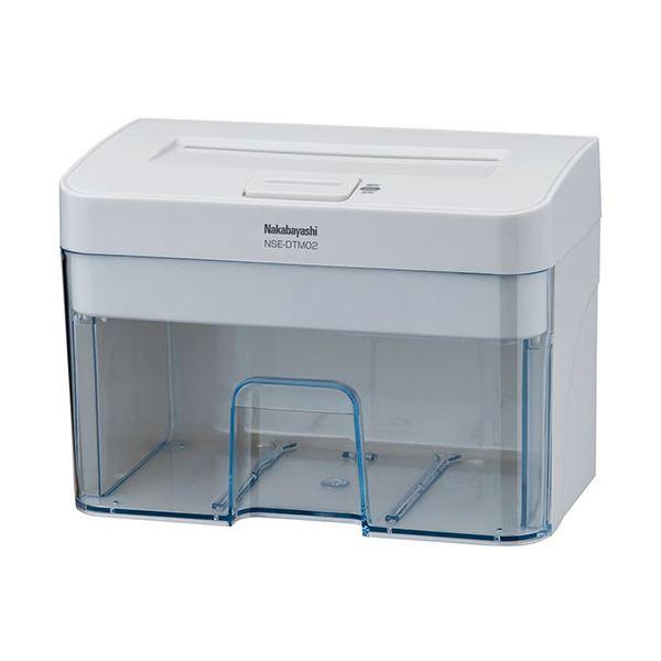 【商品名】 ナカバヤシ パーソナルシュレッダ デスクトップ ライトグレー NSE-DTM02LG  [ NSE-DTM02LG ]