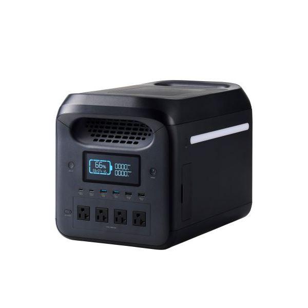 エレコム ポータブル電源 1200P (容量 1229Wh / AC出力 1500W