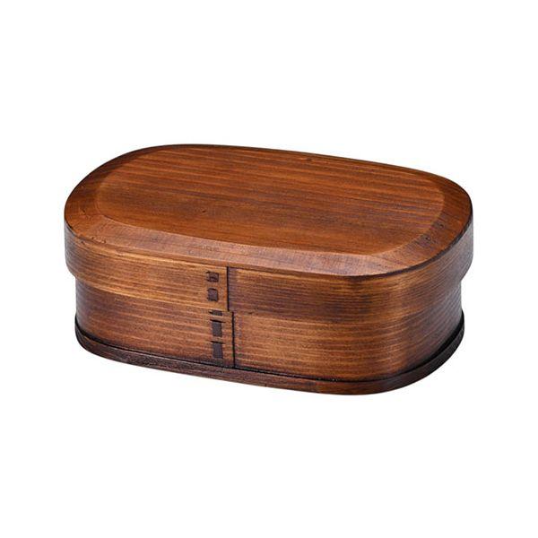 曲げわっぱ弁当箱(大) 取り外し可能な仕切り付 盛り付けしやすい 洗いやすい ナチュラルな風合い MWB-850 業務用 まとめ買い ポイント消化 日用品