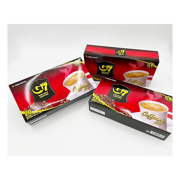 ベトナムコーヒー G7インスタントコーヒーカフェオレ 24箱(1ケース) ベトナムコーヒーG7 3in1 ストロングX2 24本入 インスタント
