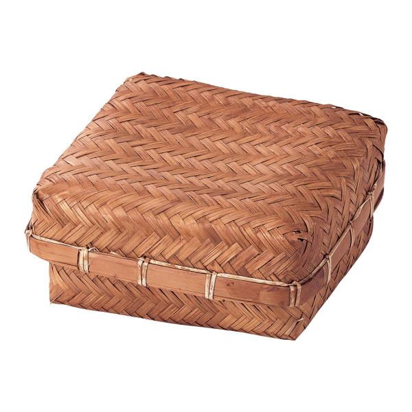 かご 即納可 カゴ バスケット ギフト ラッピング 容器 竹 2712 w17.5