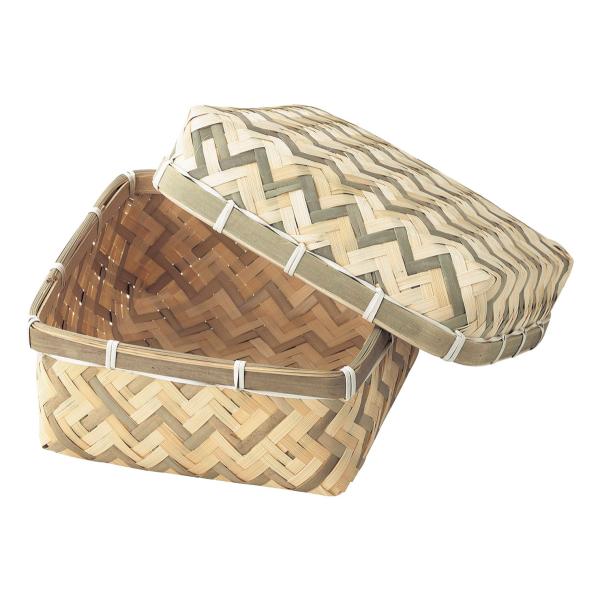 かご 即納可 カゴ バスケット ギフト ラッピング 容器 竹 2714 w19.5